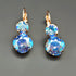 Auskari "Apžilbinošs Mirdzums VI (Light Sapphire Shimmer)" ar Swarovski™ kristāliem